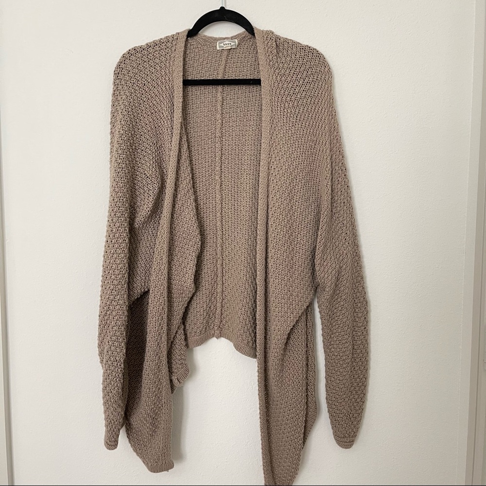 Brown cardigan